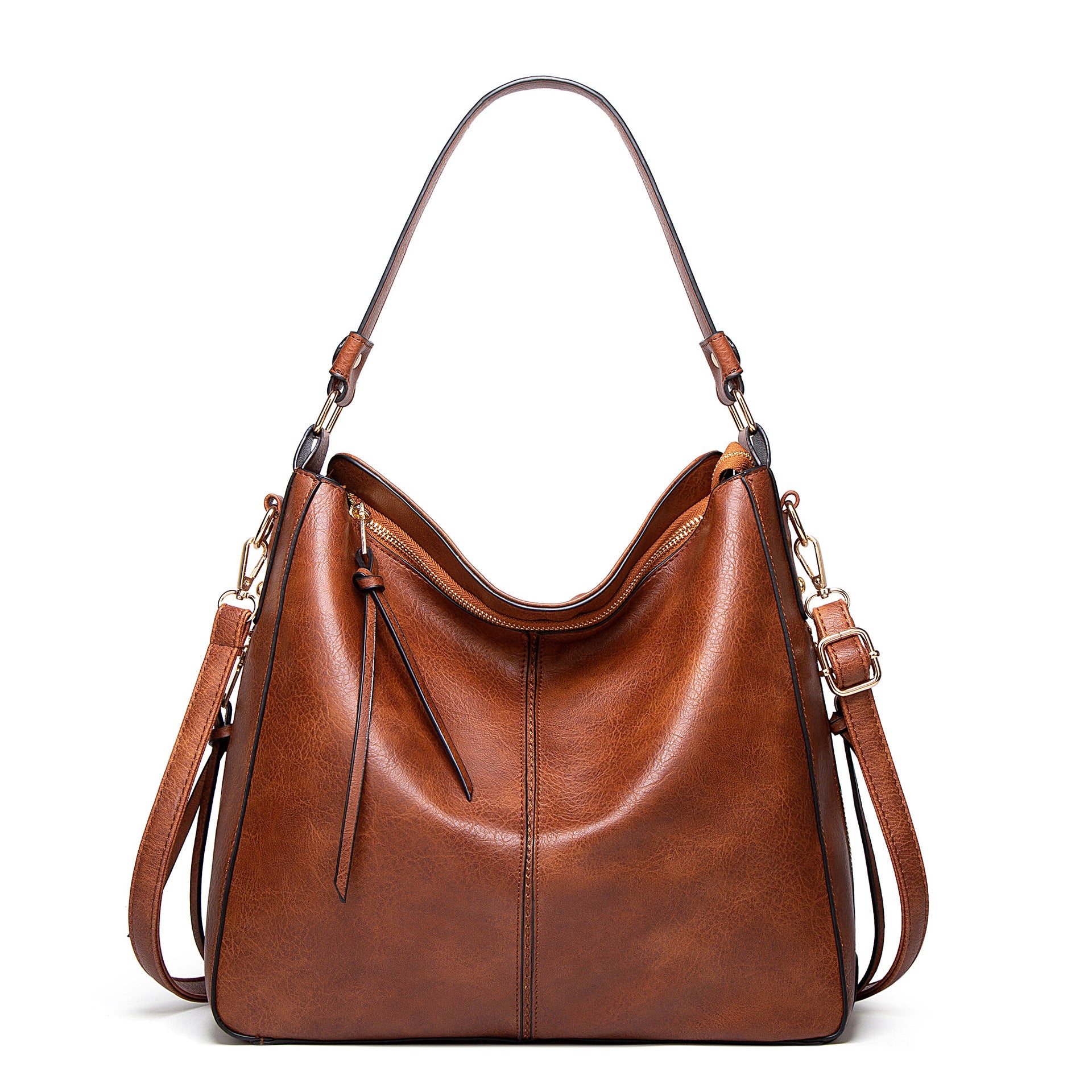 Hobo Leather Bags for Women【Brown/BLack/Grey Color】 – Tisodo Fashion