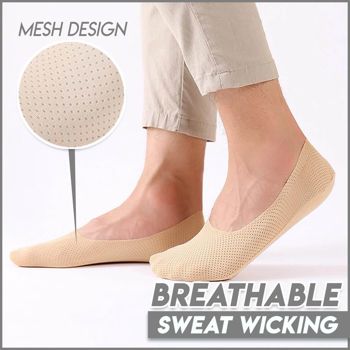 Breathable Ice Silk Socks (5 Pairs/ Set)