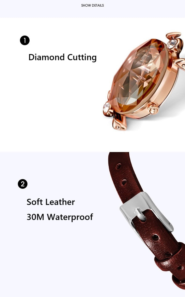 Women's Diamond Cutting Watch