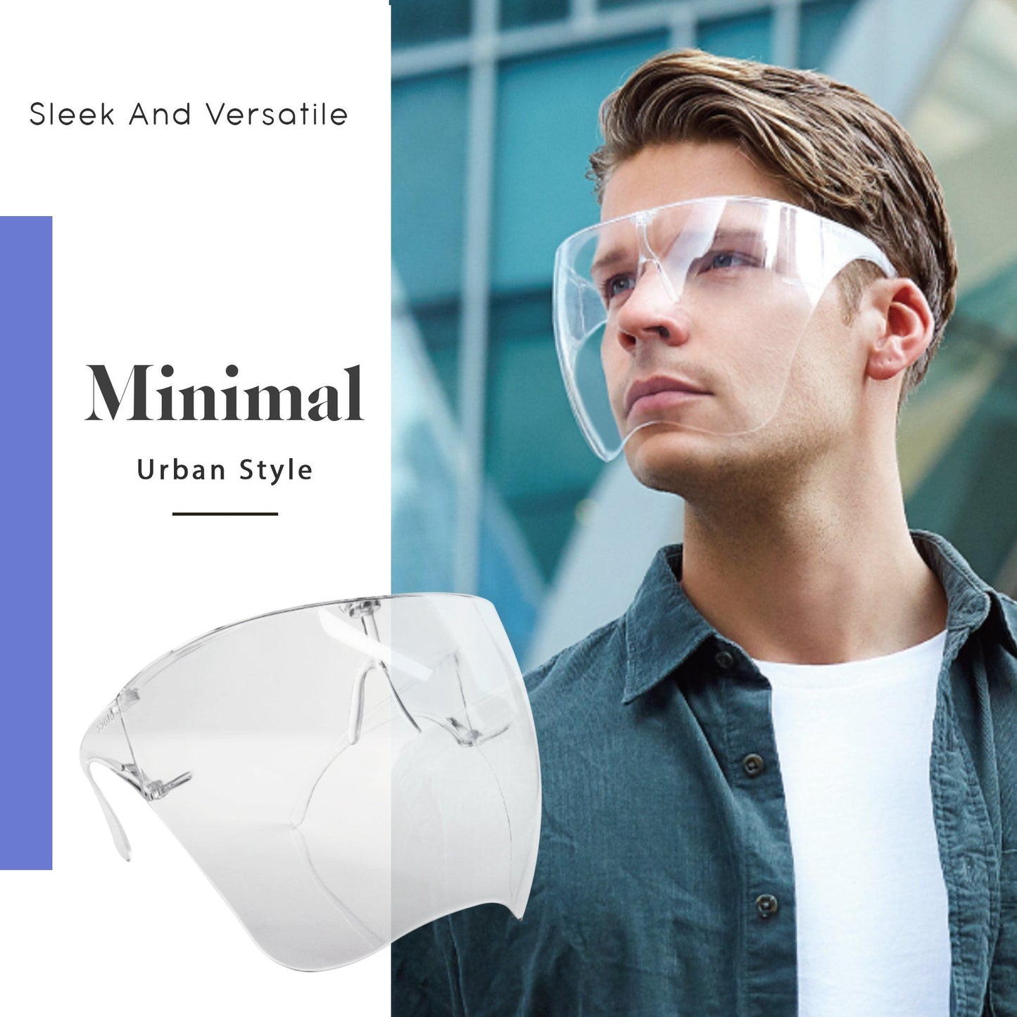 Reusable Transparent Face Shield