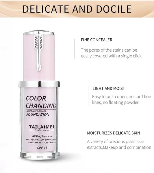 TLM Flawless Colour Changing Foundation