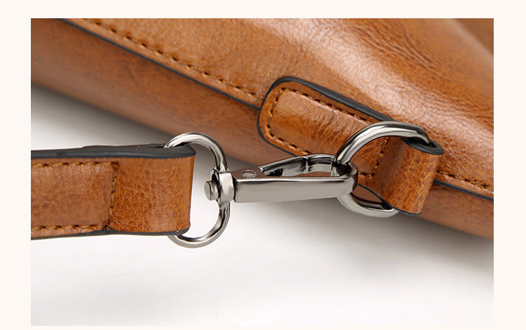 Large Capacity Leather Handbag