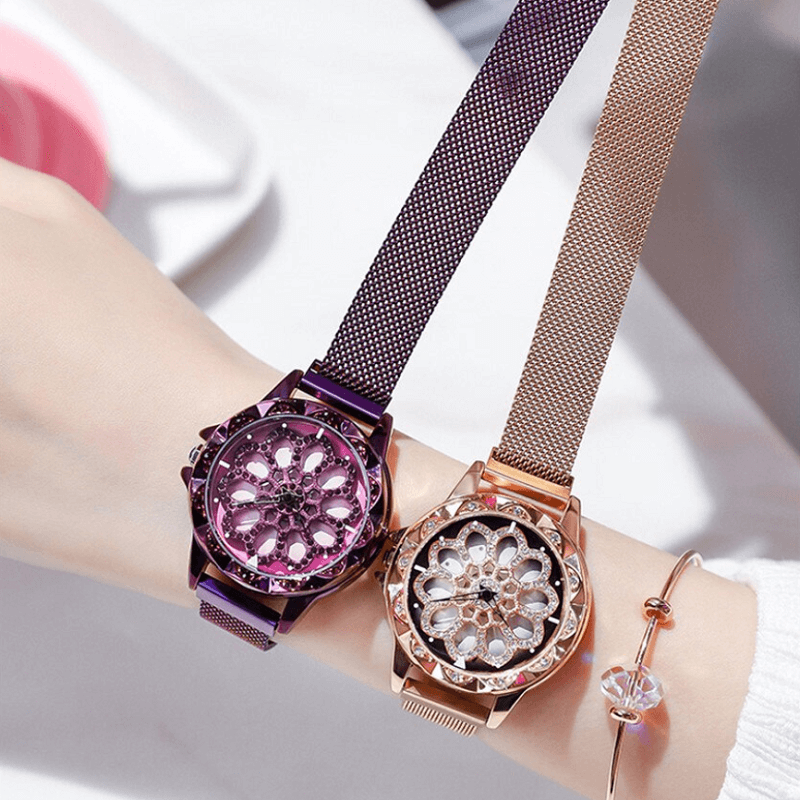 Women's New Trendy Watch · Rotating Dial