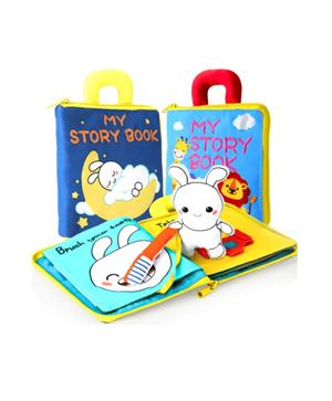 Montessori 3D Baby Cloth Book