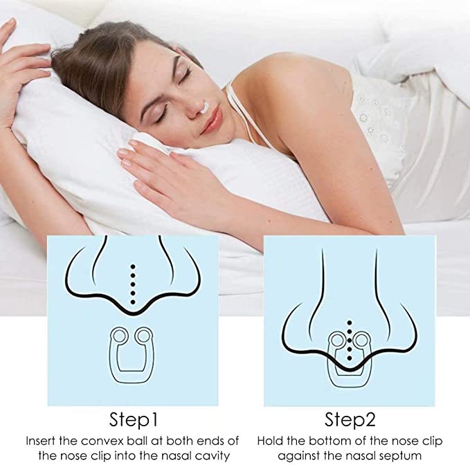 SleepyPal™ Anti Snoring Device Nose Clip (4Pcs Pack)