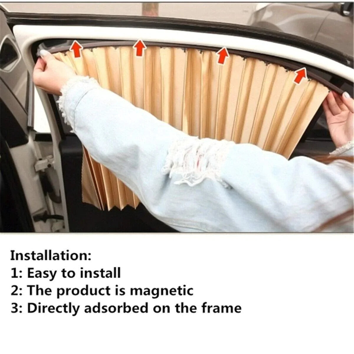 Car Magnetic Curtains (4 PCS/Pack)