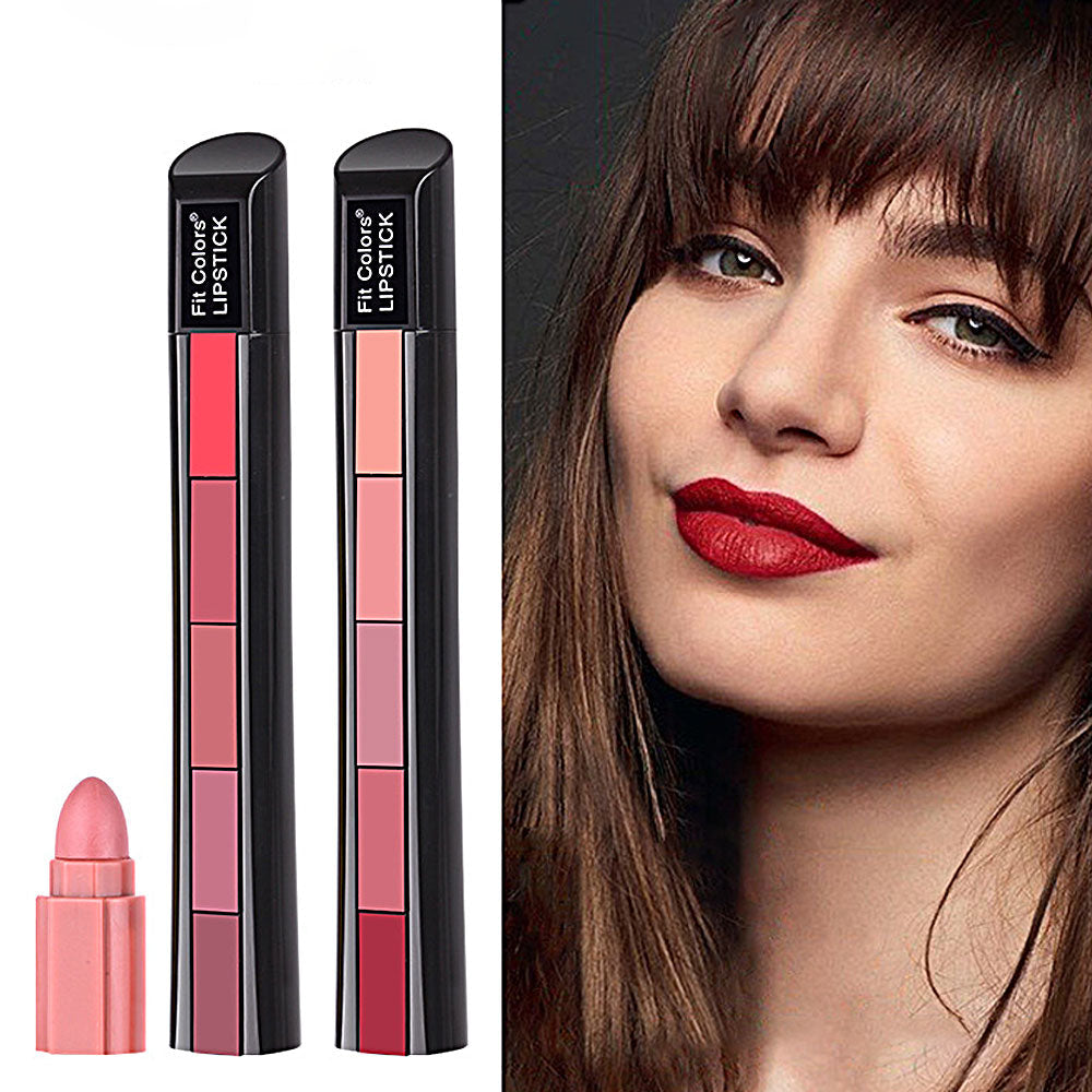 5 in 1 Compact Lipstick (2 Pcs/Pack)
