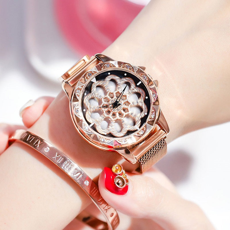 Women's New Trendy Watch · Rotating Dial