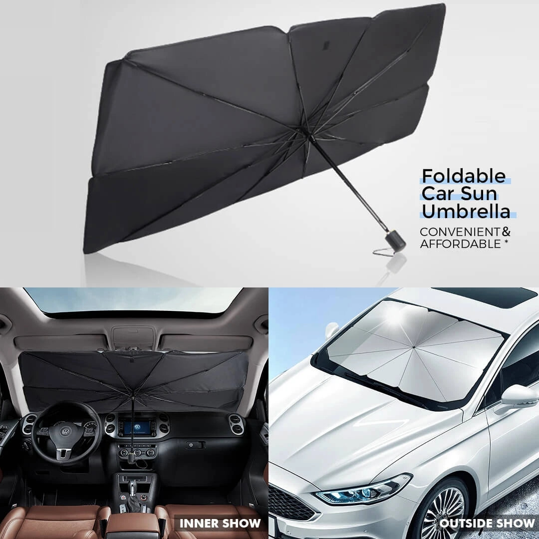 Foldable Car Sun Umbrella-Block Heat UV📣50% OFF