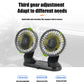 Car Dashboard Cooling Fan Adjustable USB Powered 3-Speed