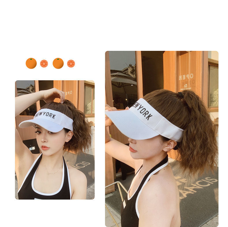 [Promotion Sale!] New trending summer cap-wig outdoor