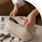 Leather Large Capacity Travel Cosmetic Bag