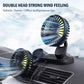 Car Dashboard Cooling Fan Adjustable USB Powered 3-Speed