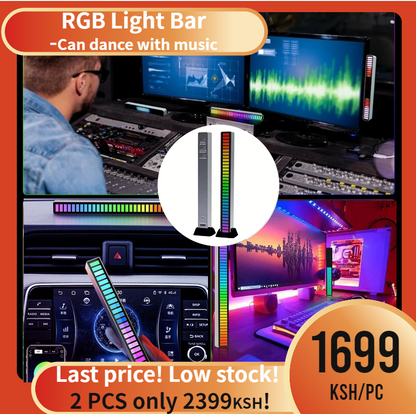 【Mega Sale!】RGB Voice-Activated Synchronous Rhythm Colorful Light