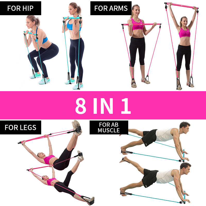 Fitness Yoga Pilates Bar Stick Crossfit