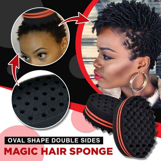 Double Sides Magic Hair Sponge【2Pcs Pack】