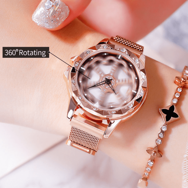 Women's New Trendy Watch · Rotating Dial